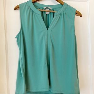 H&M Green V Neck Tank